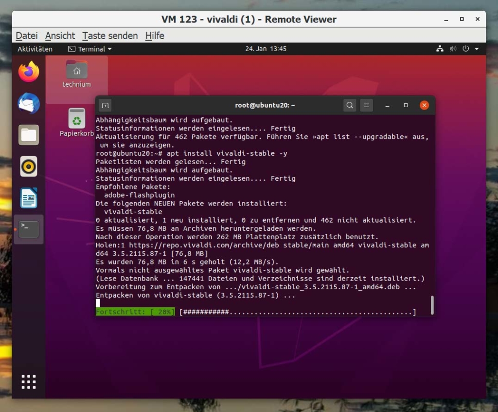 Debian Vivaldi Browser installieren - Tutorial - install