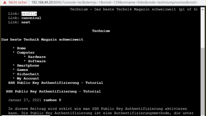 Debian Links 2.6 installieren - Tutorial - browsing