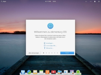 Elementary OS 5.1 installieren - welcome