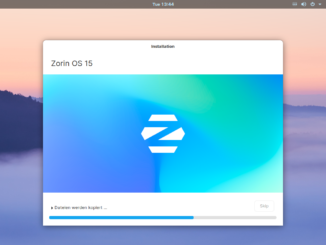 Zorin OS 15.3 installieren - installing