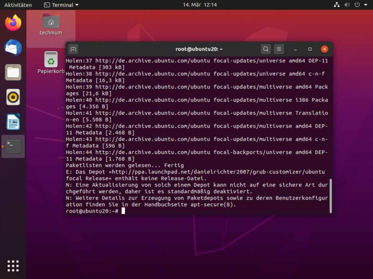 Как установить grub customizer в debian 9