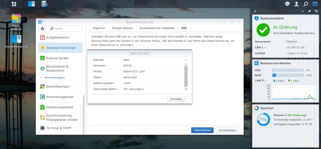 Synology NUT Server einrichten - Tutorial - Technium