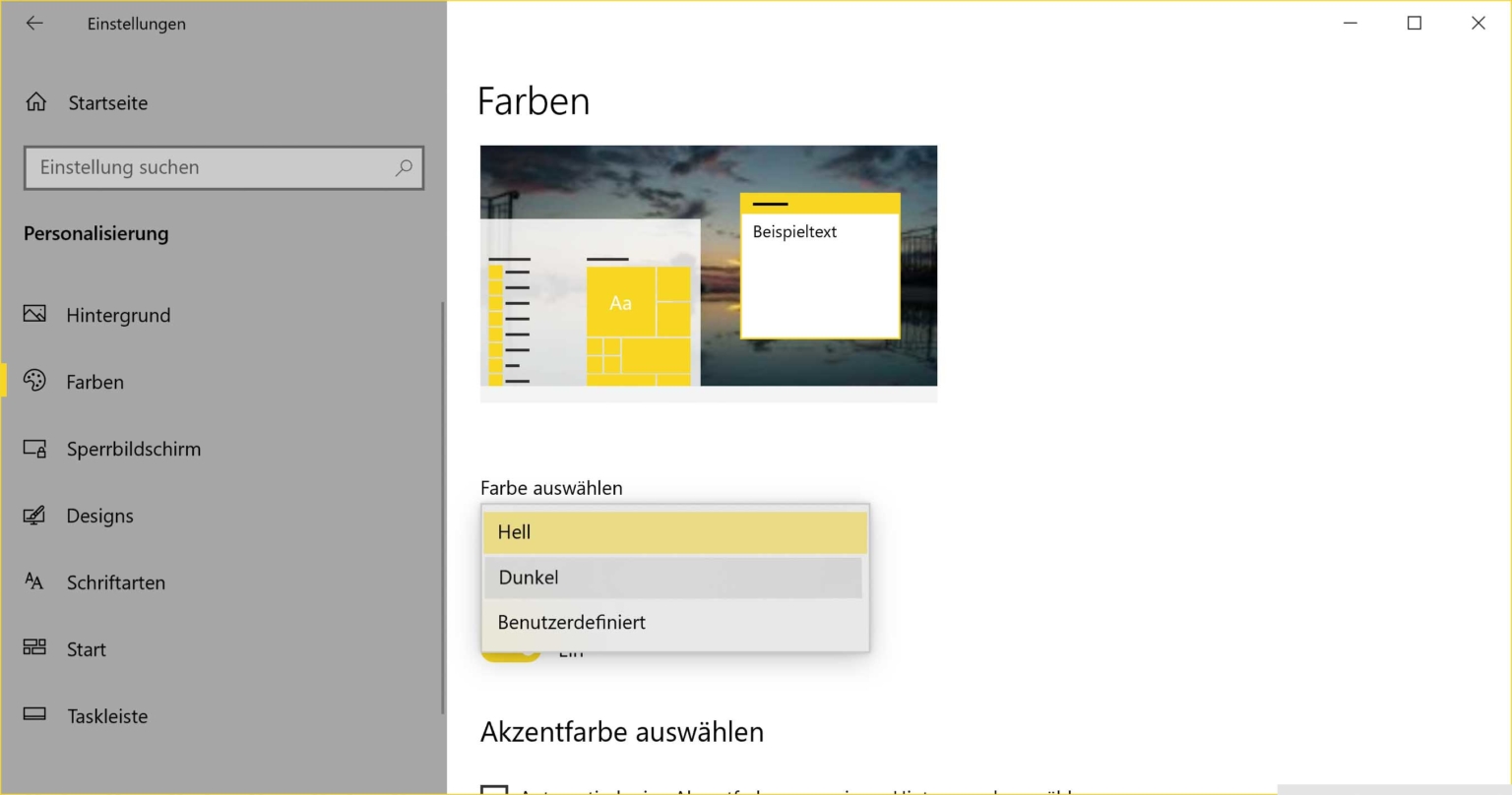 Windows 10 Dark Mode aktivieren Tutorial Technium