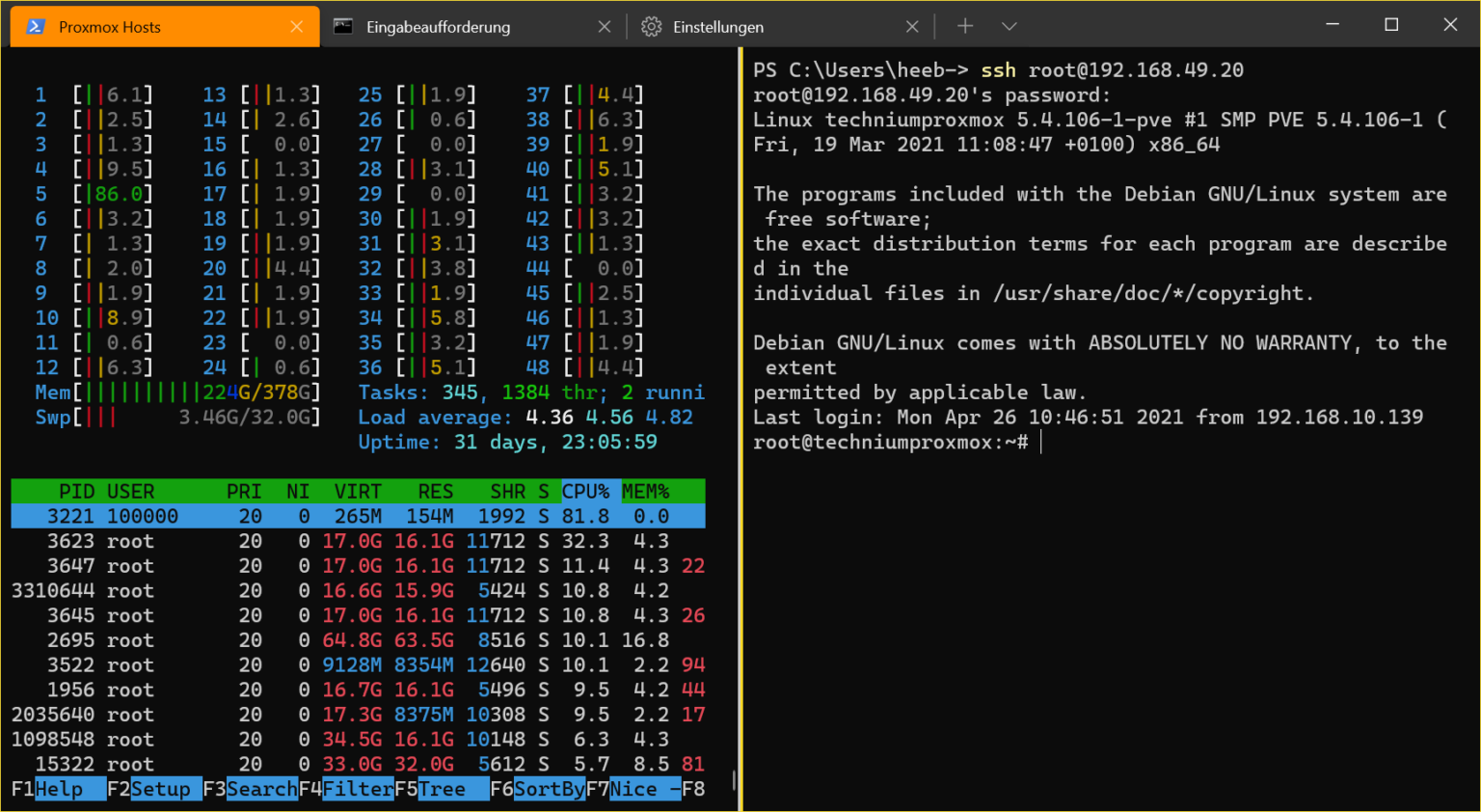 Windows 10 Terminal Technium