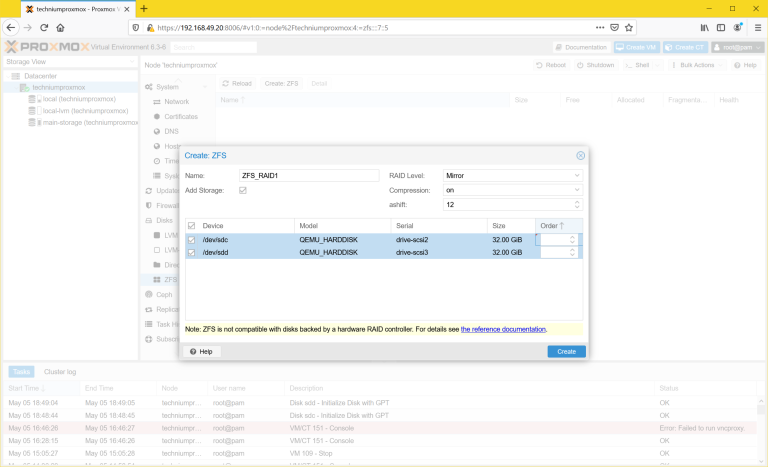 Proxmox ssd emulation что это