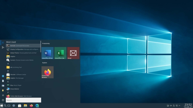 Kubuntu Windows 10 Theme installieren