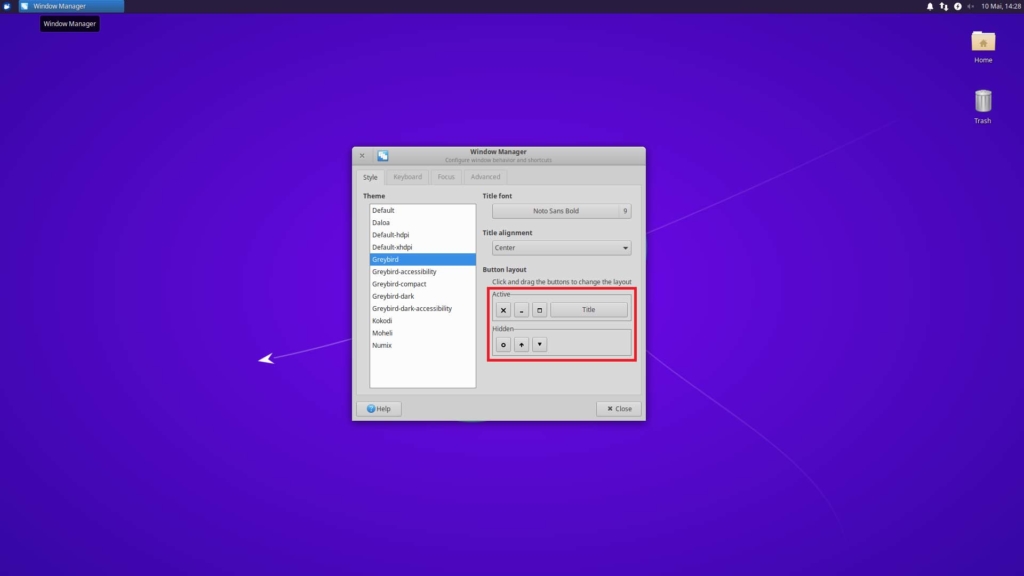Installer le style de thème Xubuntu macOS