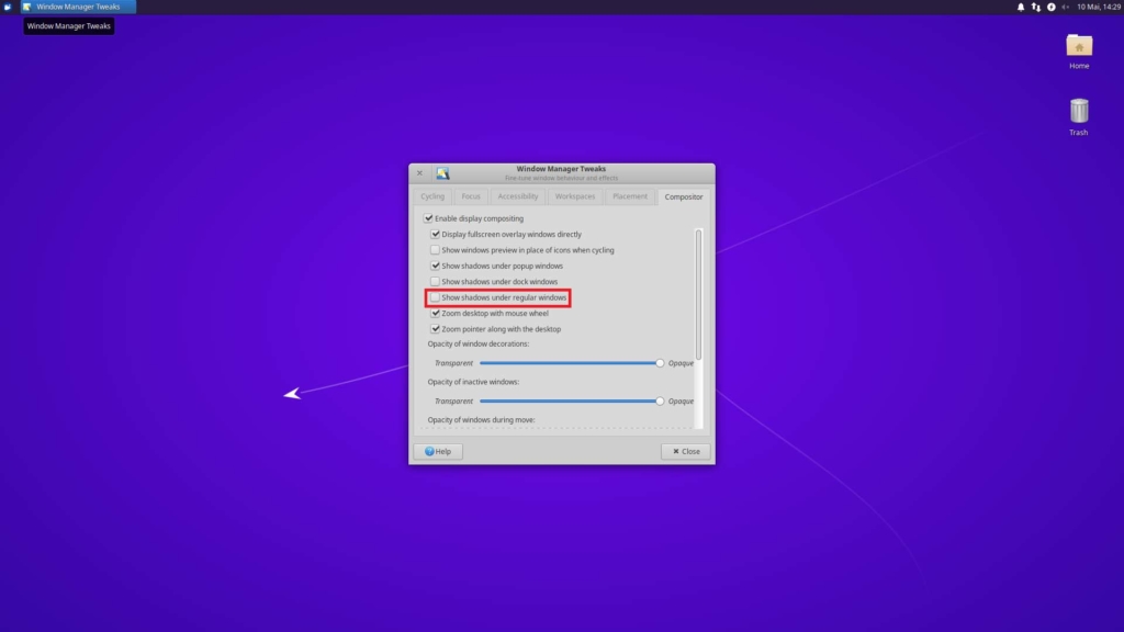 Xubuntu macOS Theme installieren - compositor