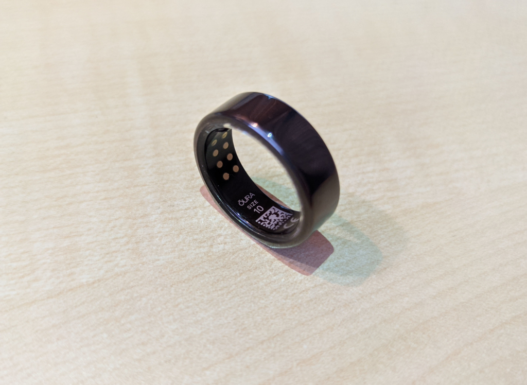 Oura ring 3 im test - ring stehend