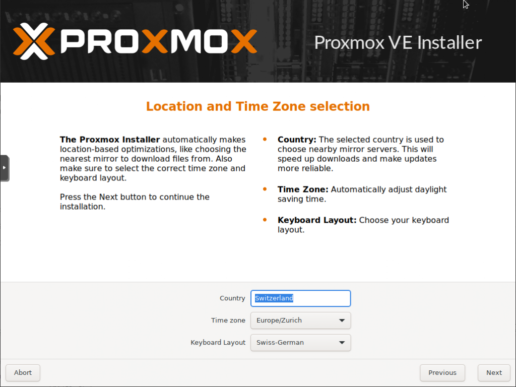 Proxmox installieren Tutorial 7.2 4 Technium