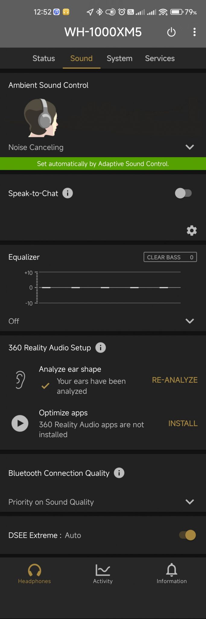 Sony WH 1000XM5 Headphones App Technium 2