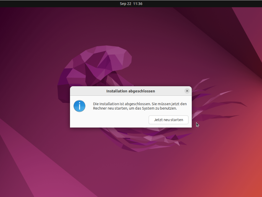 Ubuntu 22.10 installieren tutorial technium 8