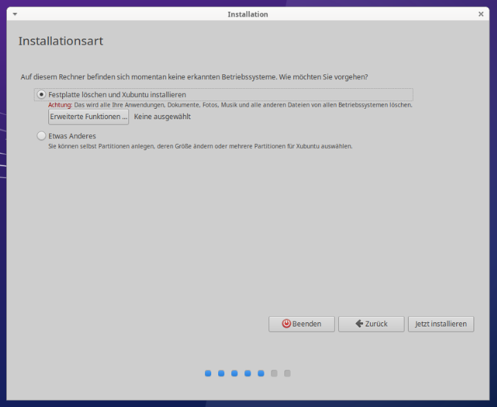 Xubuntu 22.04 installieren 5