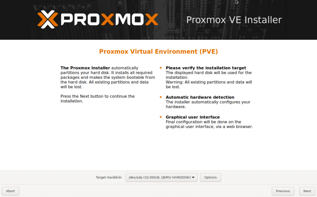 Proxmox 8.0 installieren Tutorial 3 disk
