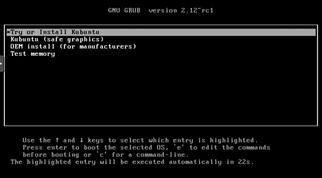 Kubuntu 23.10 installieren Tutorial 1