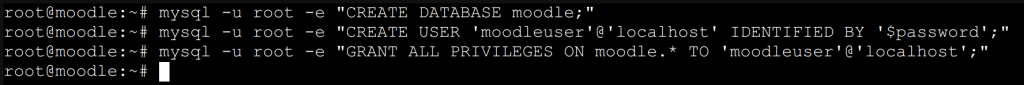 Debian 11 Moodle 4.3 installieren Tutorial 3 mysql