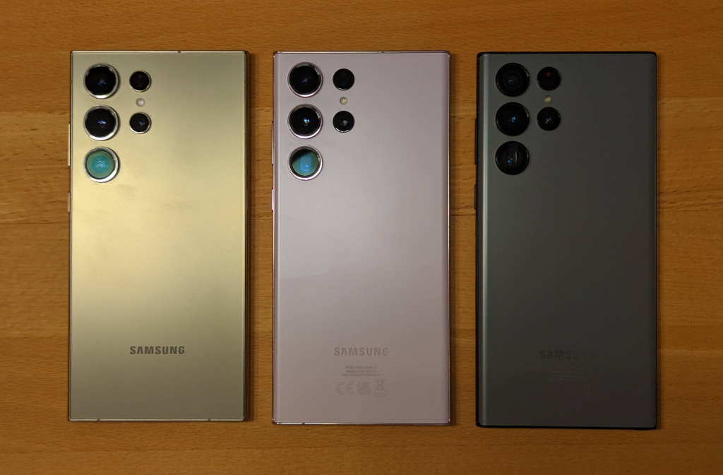 Samsung Galaxy S24 Ultra vs. Samsung Galaxy S23 Ultra vs. Samsung Galaxy S22 Ultra 1