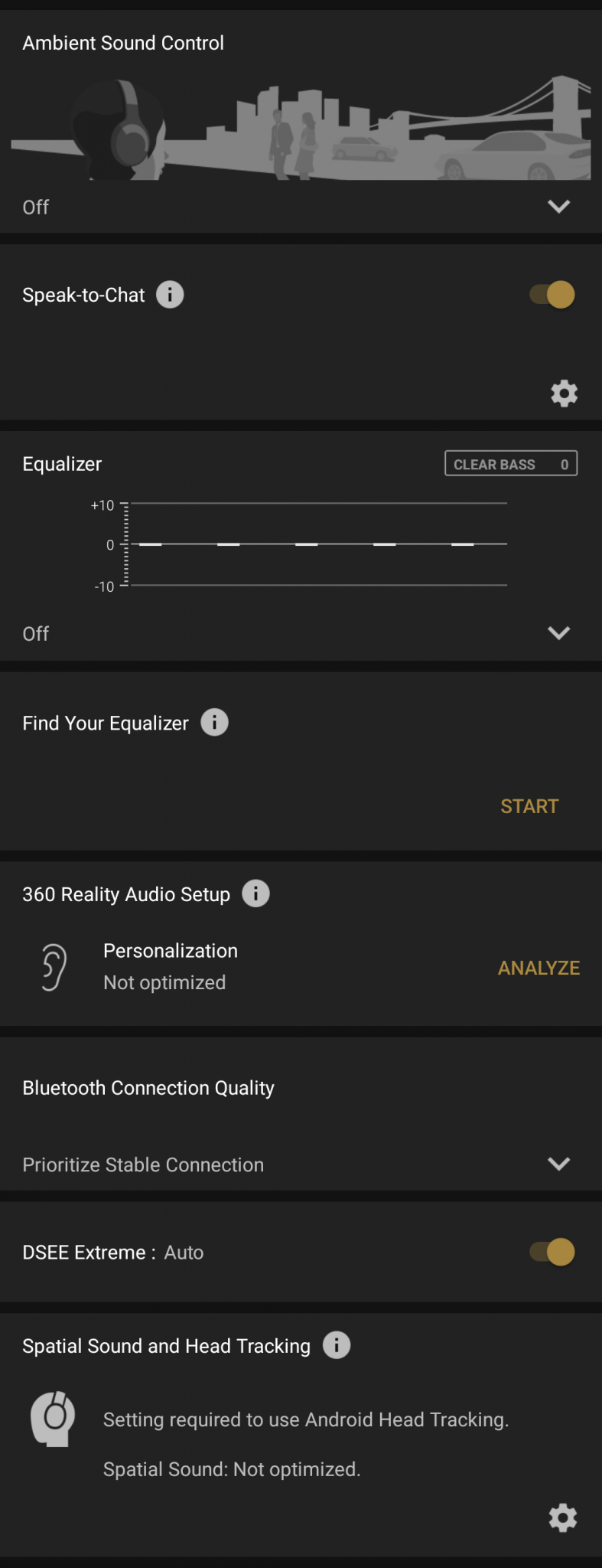 Sony LinkBuds S App Sound