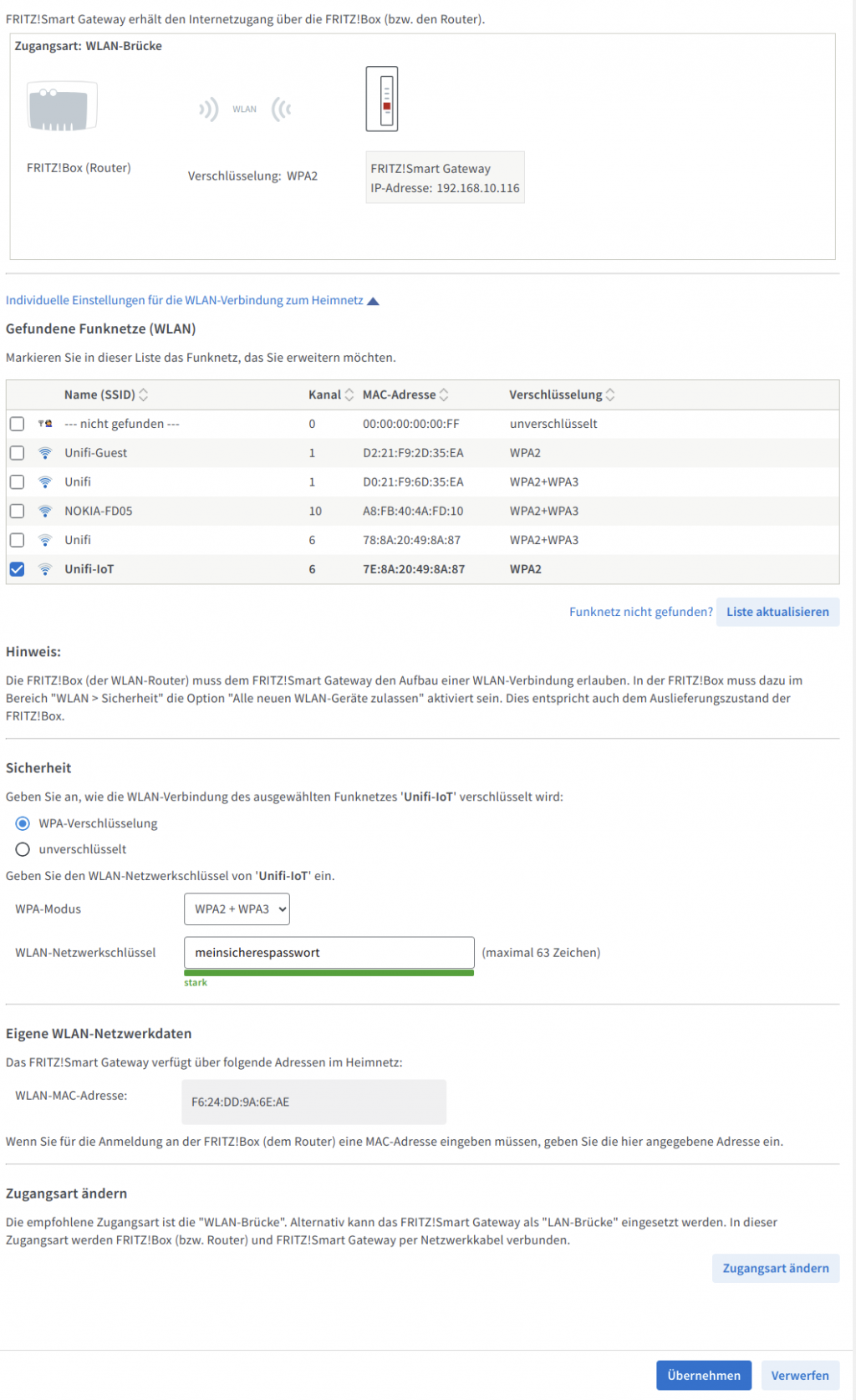 FRITZ!Smart Gateway mit WLAN Router verbinden 3