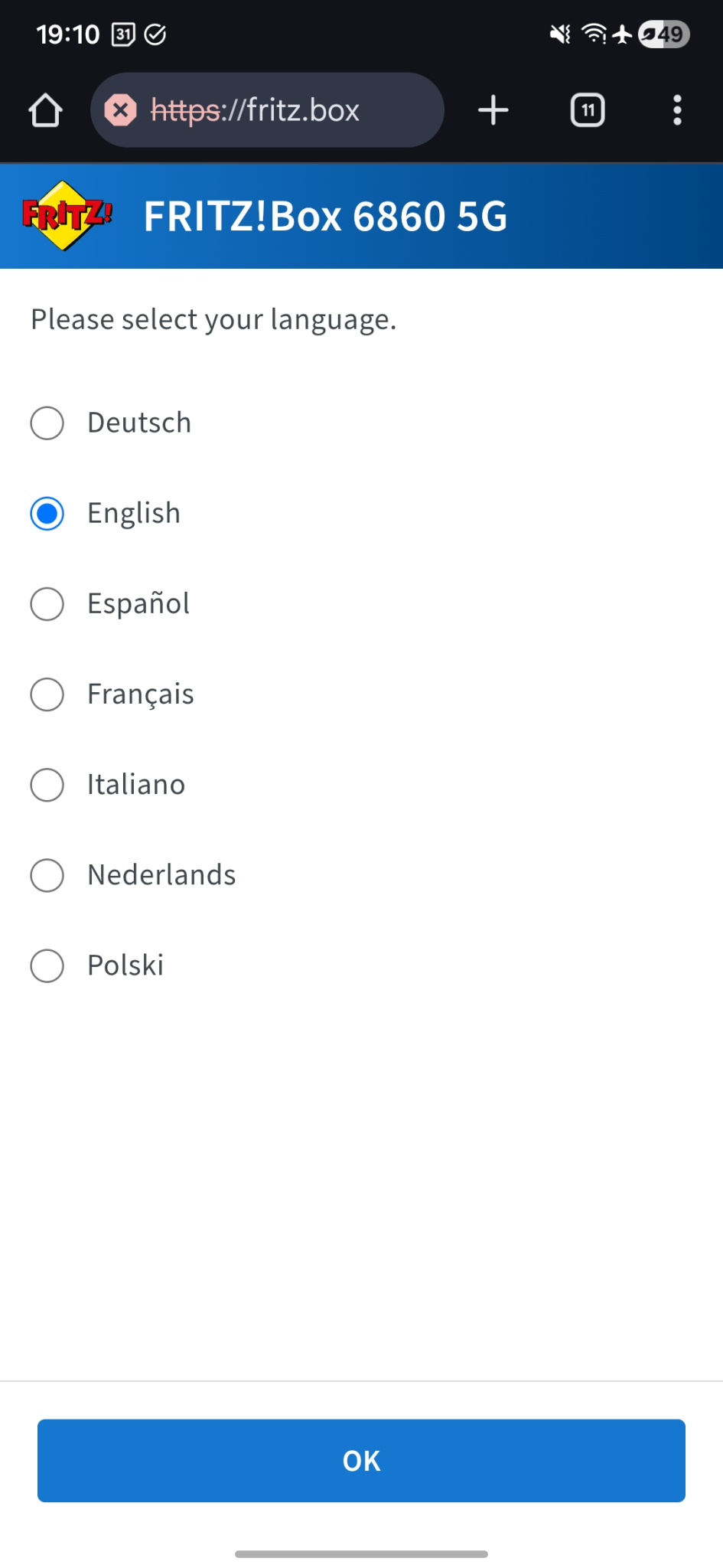 FRITZ!Box 6860 5G Setup 1