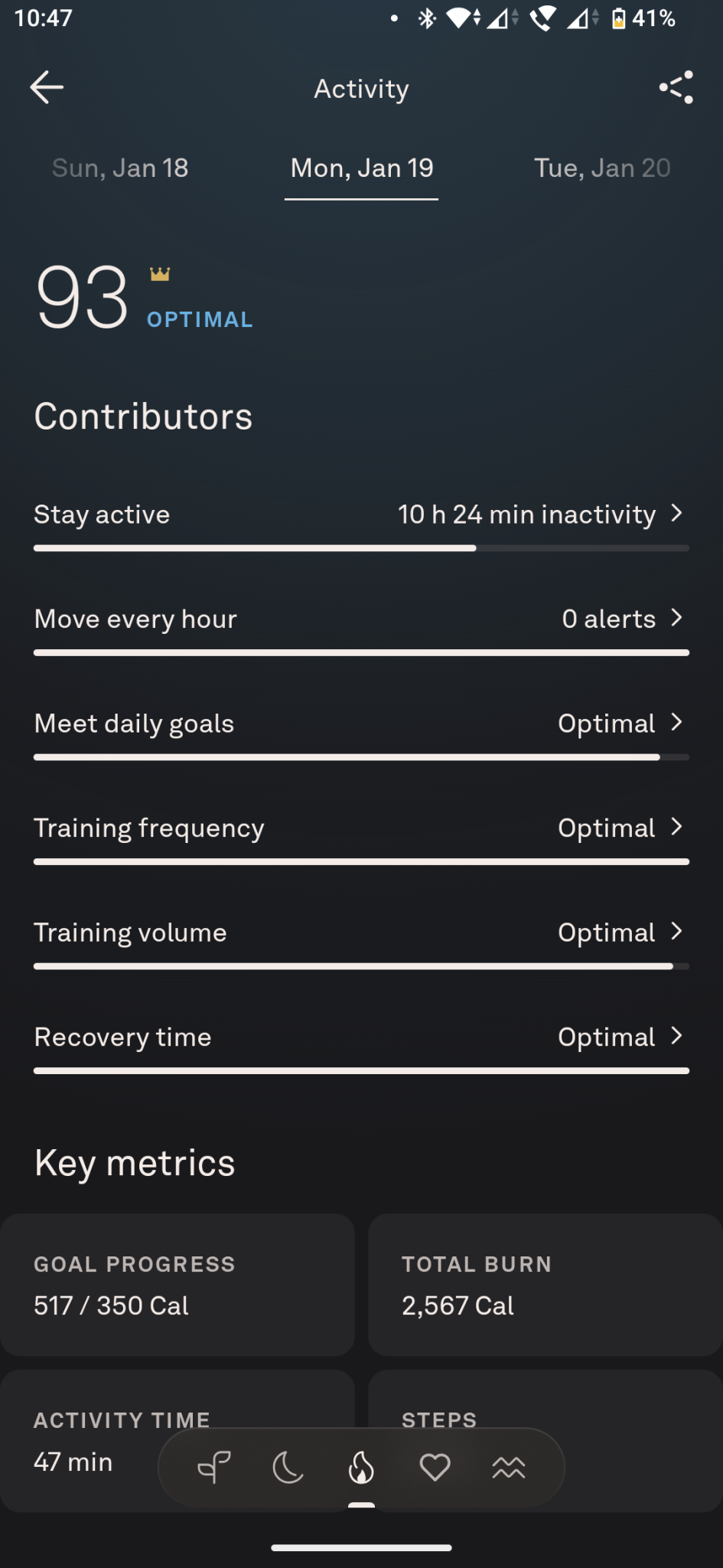 Oura RIng 4 14 Activity