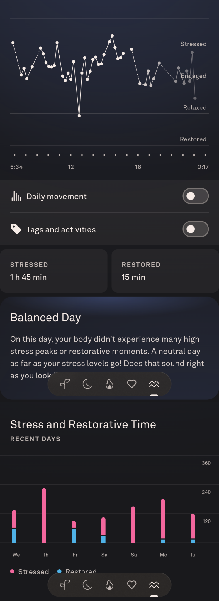Oura RIng 4 19 Daytime Stress