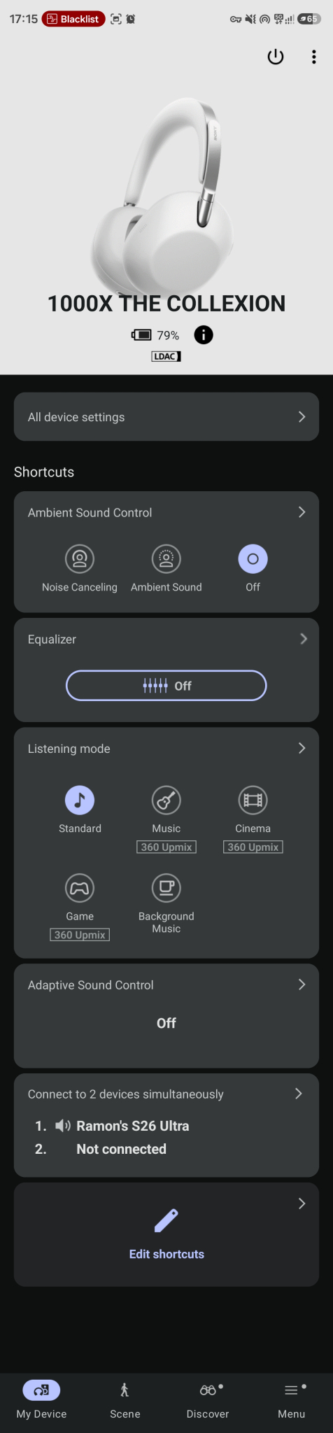 Sony 1000X THE COLLECTION App 1