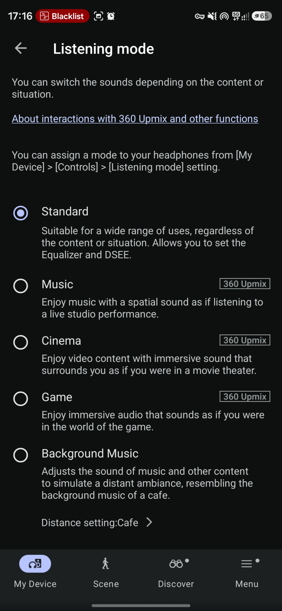 Sony 1000X THE COLLECTION App 2